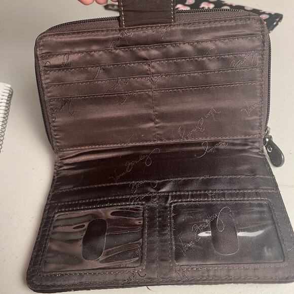 Vera Bradley Wallet Lot CheckBook Cover Pink Elephant Purple Punch Brown Quilted - Picture 15 of 16